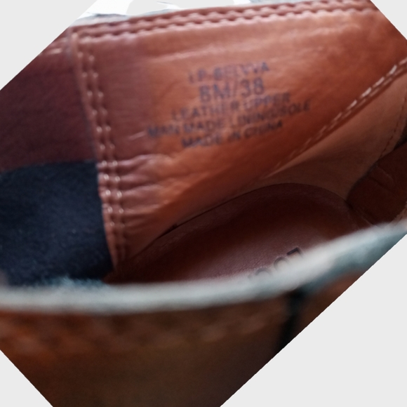 Lucky Brand Bronze Metallic Leather Ankle Boots/Booties Size 8 - Picture 6 of 13